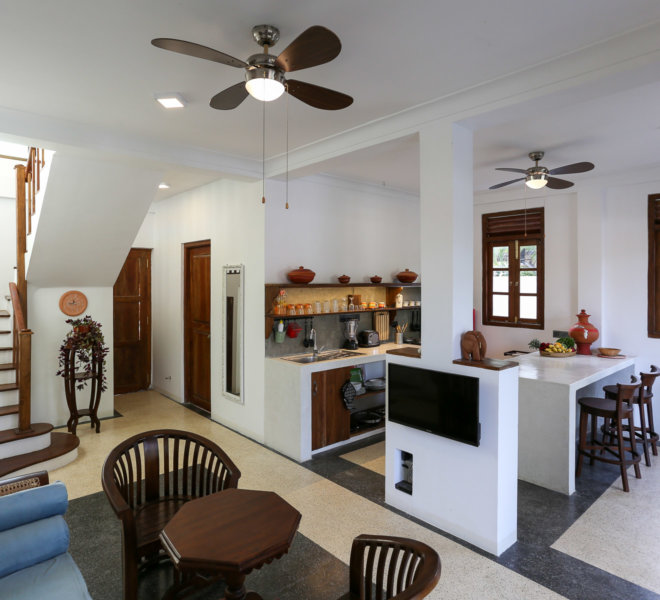 Kitchen and dining area