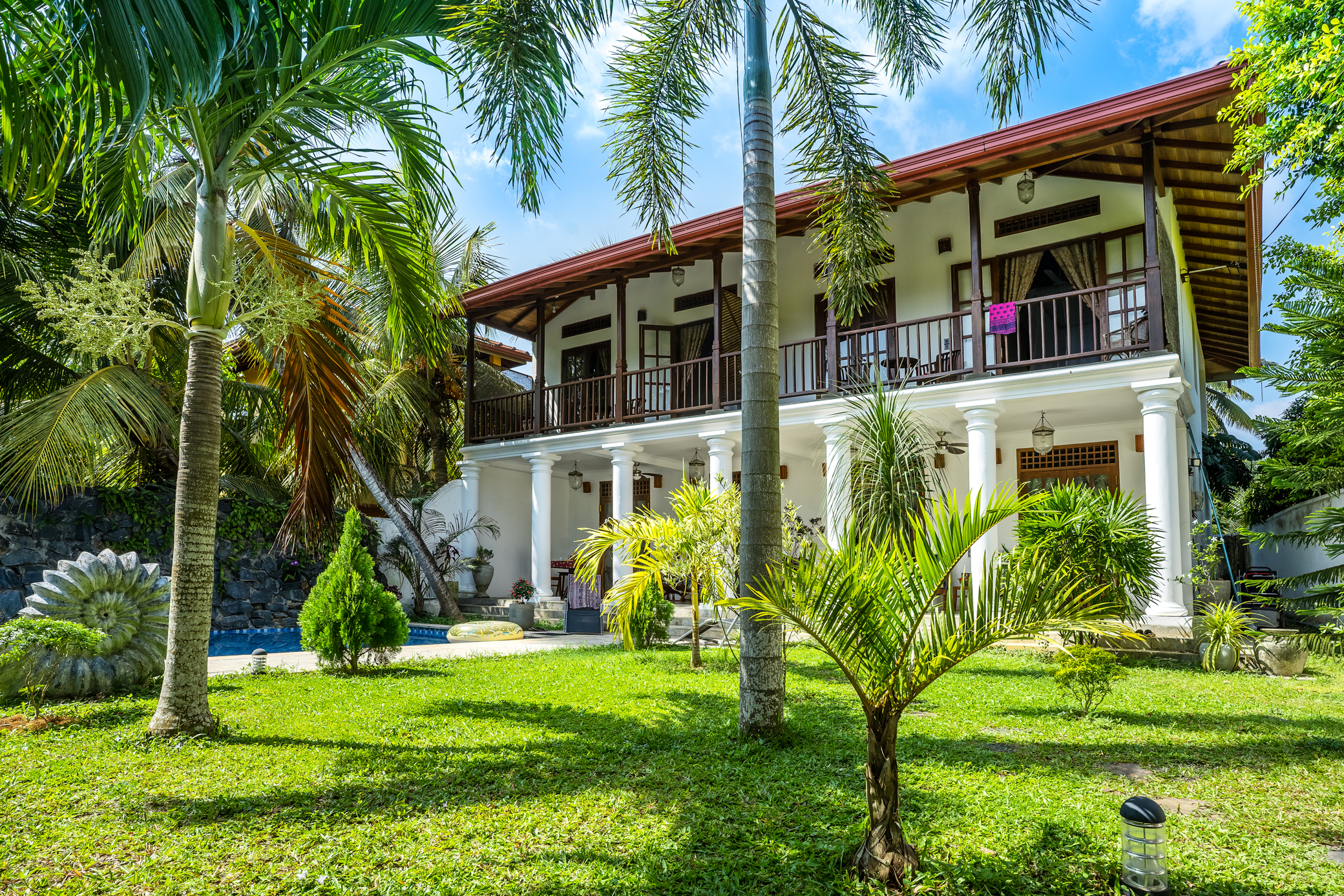 Annavilla exterior from the garden